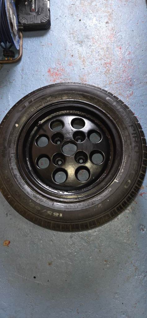 Ford pepperpot 13" alloy wheel and tyre