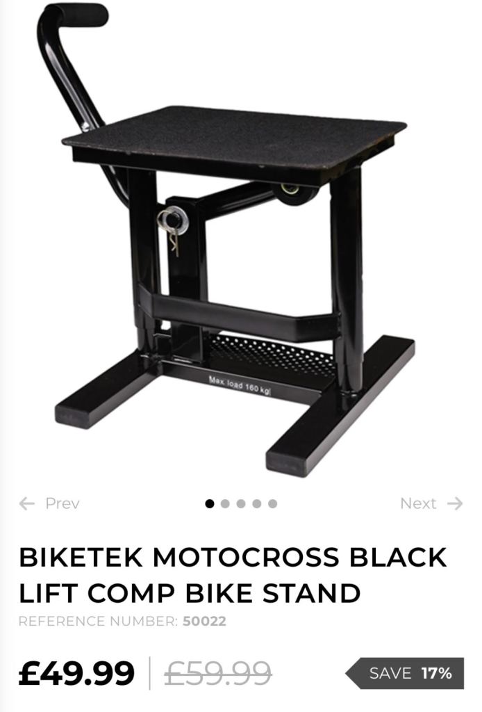Motocross stand 