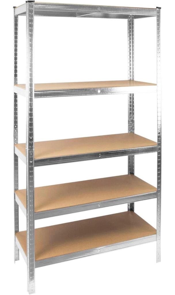 NEW TekBox 5-Tier Metal Garage Shelving Unit – 180x90x40cm