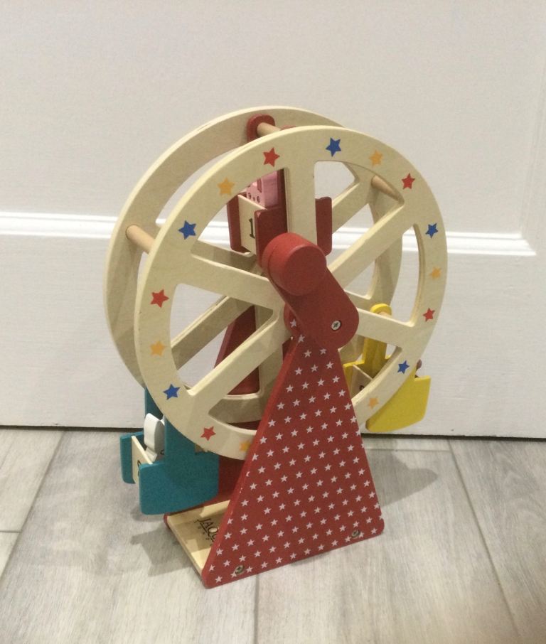 Jaques London Circus Ferris Wheel Wooden toy with figures Age 3+