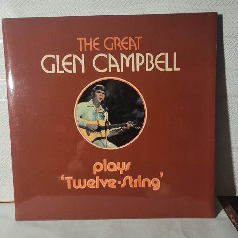 The Great Glen Campbell Plays 'Twelve-String' Vinyl Record Lp r1/7