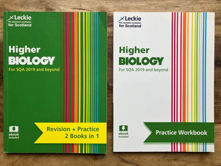 Higher Biology Leckie and Leckie (Two books!)