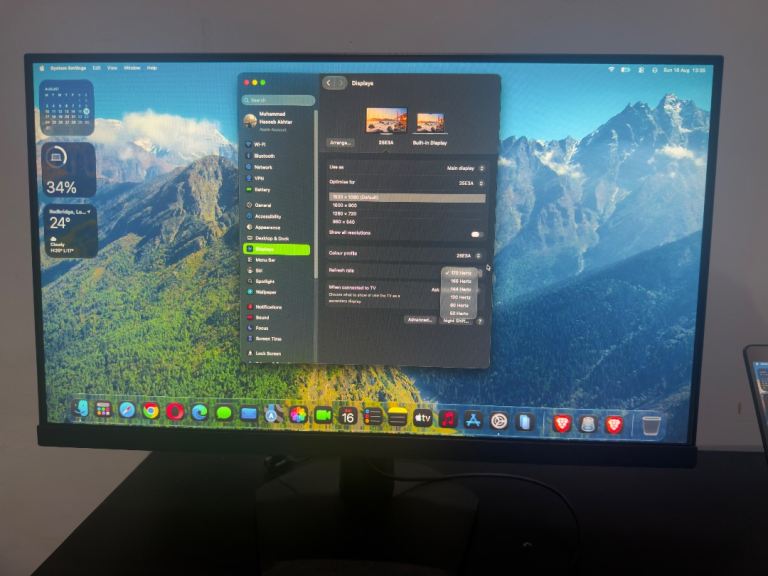 KOORUI 25E3A 24in FHD 170Hz 1ms Gaming Monitor Adaptive-Sync HDMI/DP