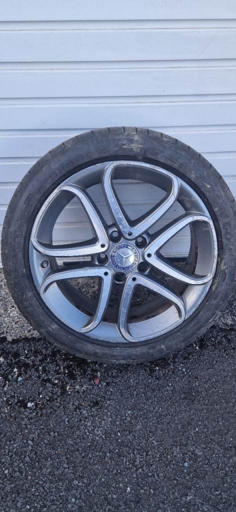 Mercedes allow wheel 17" 1 only 225/45r17 +tyre