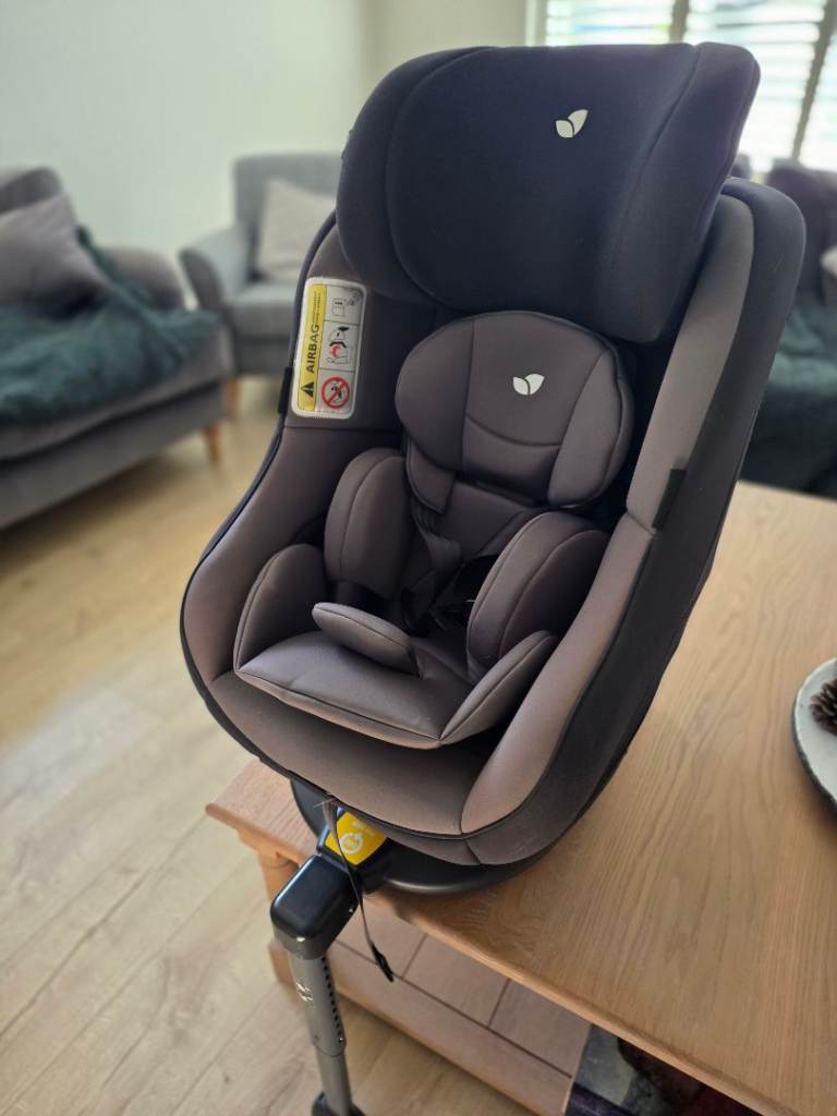 Joie i-Spin 360 Car Seat – Grey, Good Condition