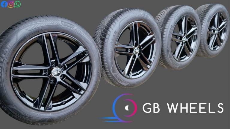 Genuine Audi Q5 19" Diamond Turned Alloy Wheels SQ5 Winter Black Edition