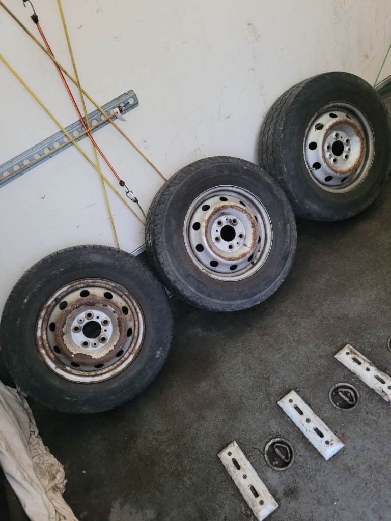 Boxer Relay and ducato spare wheels size 215 70 15c with legal tyres 