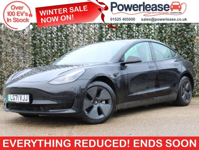 2021 Tesla Model 3 Standard Range Plus Saloon 4dr Electric Auto RWD (241 bhp) Saloon ELECTRIC Aut...