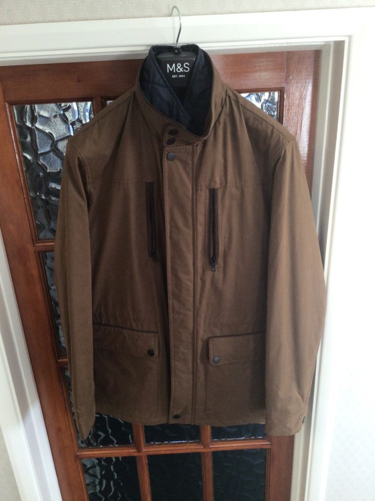 M&S Men's Brown Jacket – Good Condition