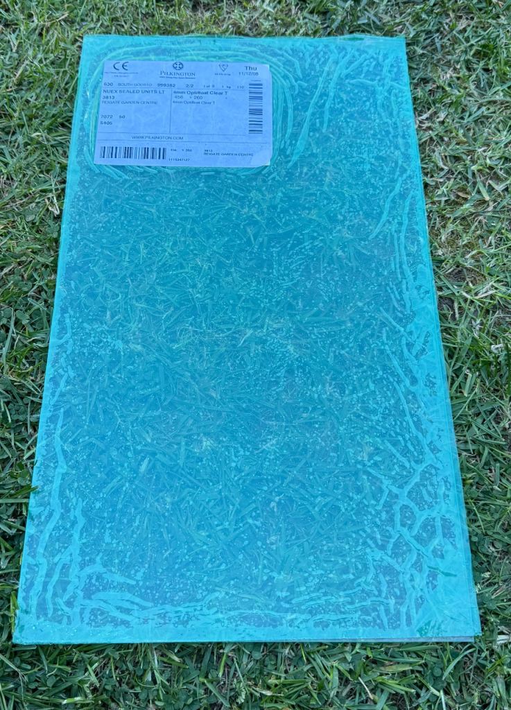 Pilkington Rectangular Glass Sheets 456 x 260mm 4mm Thick- x20 Sheets