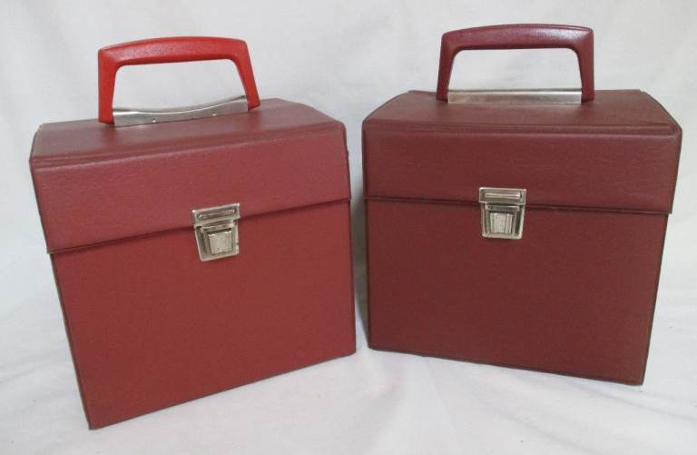 Two 7-inch Record Storage Cases – Good Condition