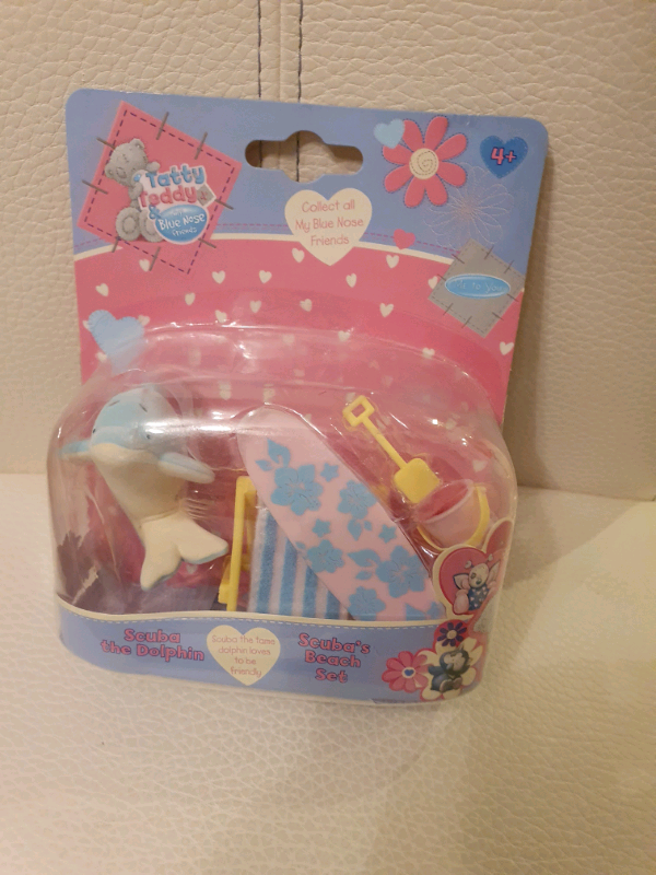 Tatty Teddy Scuba the Dolphin & Scuba's Beach Set brand new