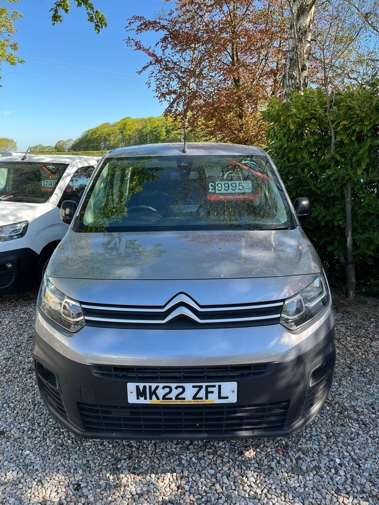 2022 Citroen Berlingo 1.5 850 ENTERPRISE PRO XL BLUEHDI CRC Manual Panel Van Diesel Manual