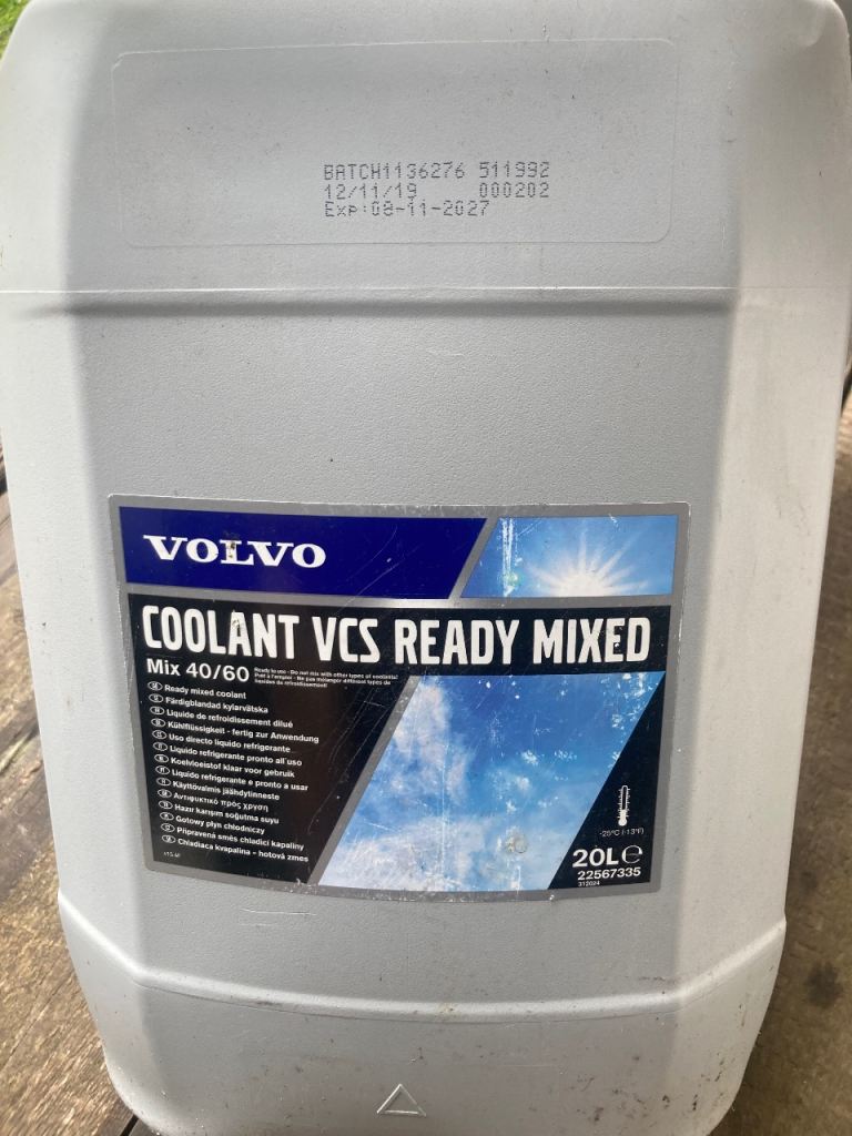 Coolant vcs ready mixed Volvo 