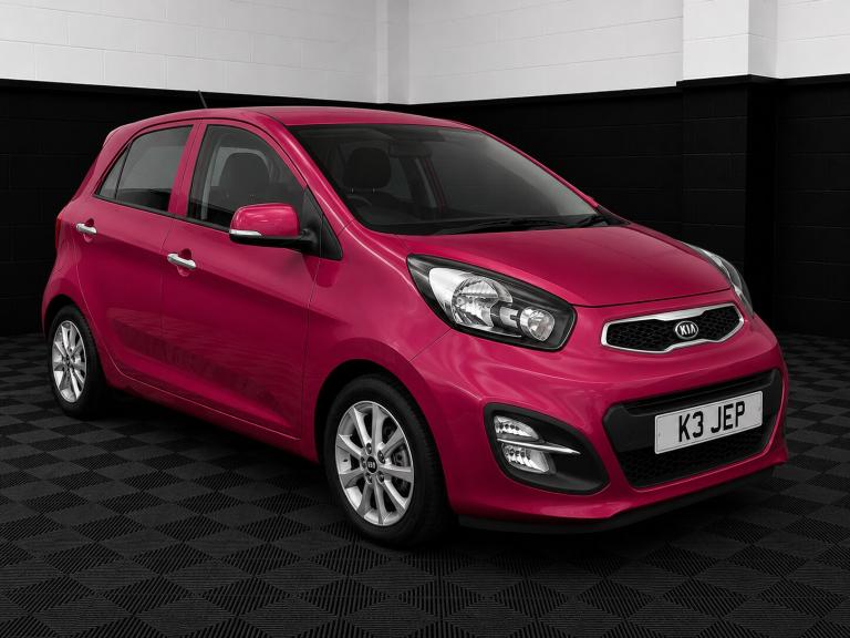 2015 15 KIA PICANTO 2 1.25 ECODYNAMIC 5 DOOR HATCHBACK FUCHSIA BLUSH MANUAL 