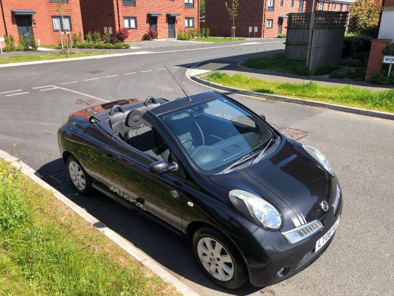 Nissan Micra Visia C+C CONVERTIBLE (08) 1.4 petrol. ONLY 41k miles & 17 x FSH! 50+ MPG. Immaculate