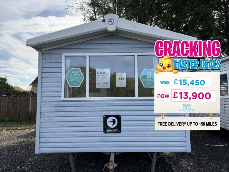 10ft wide 2 Bed Static Caravan - DG & CH - Offsite Sale for Own Land, Self Build