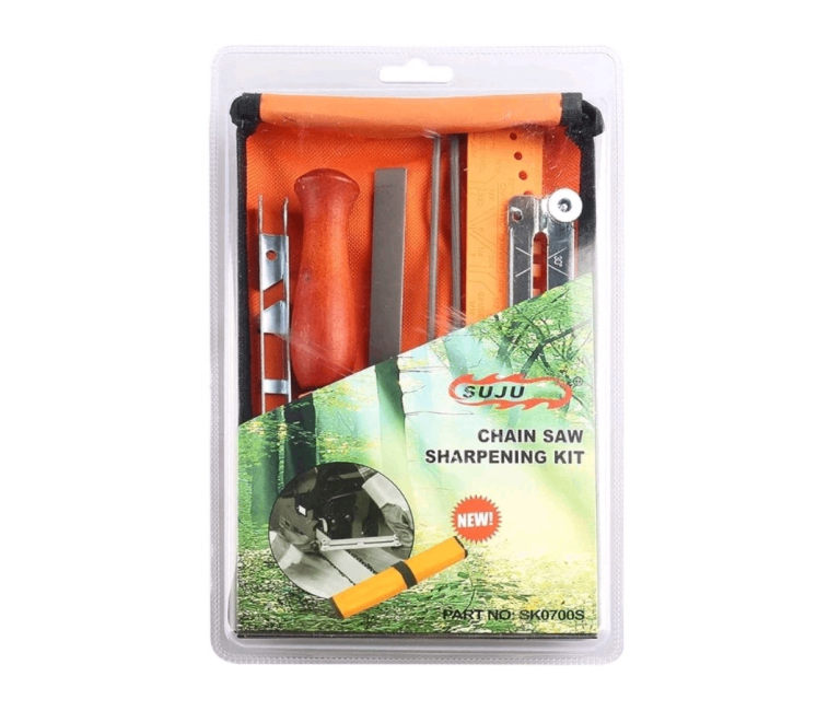 Chain saw sharpening kit 