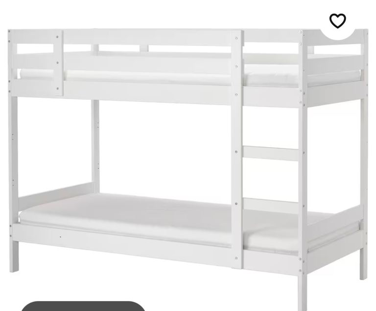 White Wooden Bunk Beds Ikea 