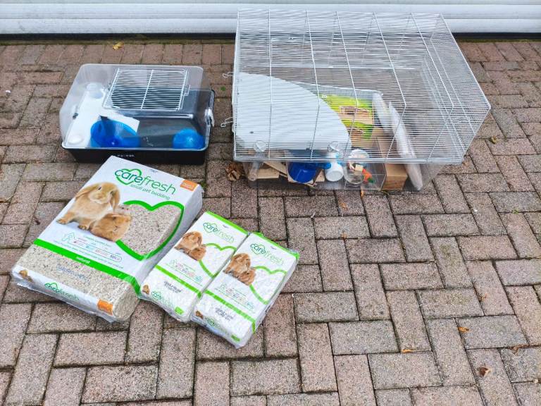 * Reduced* Large Pet Cage, spare cage, bedding, shavings & huge accessories - Hamster, Gerbil, Rat
