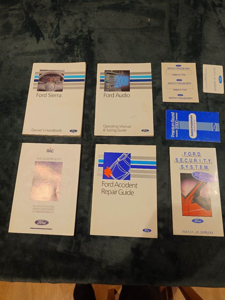 Ford Sierra Owners manual 
