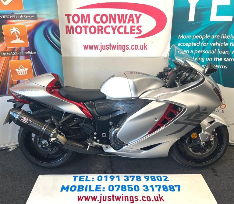SUZUKI GSX1300R HAYABUSA GEN 3, 2022(22), 8,089 MILES, FSH, YOSHI CANS, £10,495