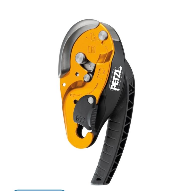 Petzl I'd S Self-Braking Descender with Anti-Panic Function Gold