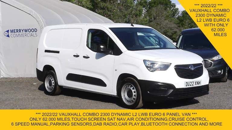 2022 Vauxhall Combo 2300 1.5 Turbo D 100ps H1 Dynamic Van PANEL VAN DIESEL Manual