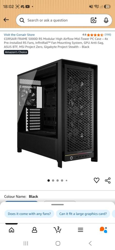 PC case - CORSAIR FRAME 5000D