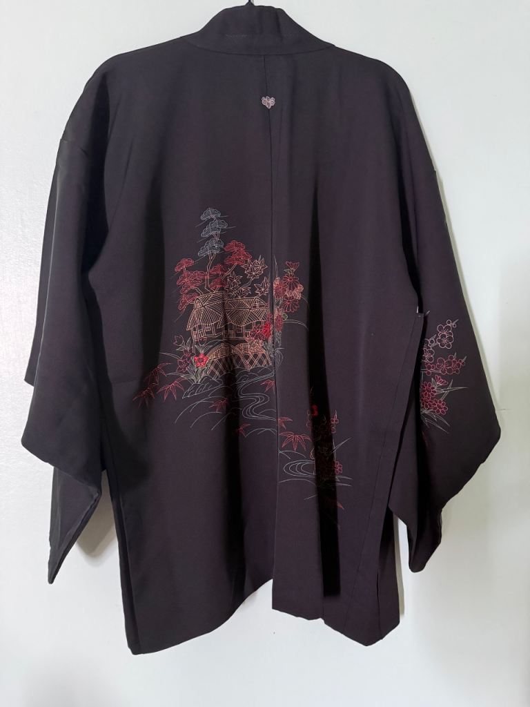 Beautiful japanese kimono haori silk from Japan 