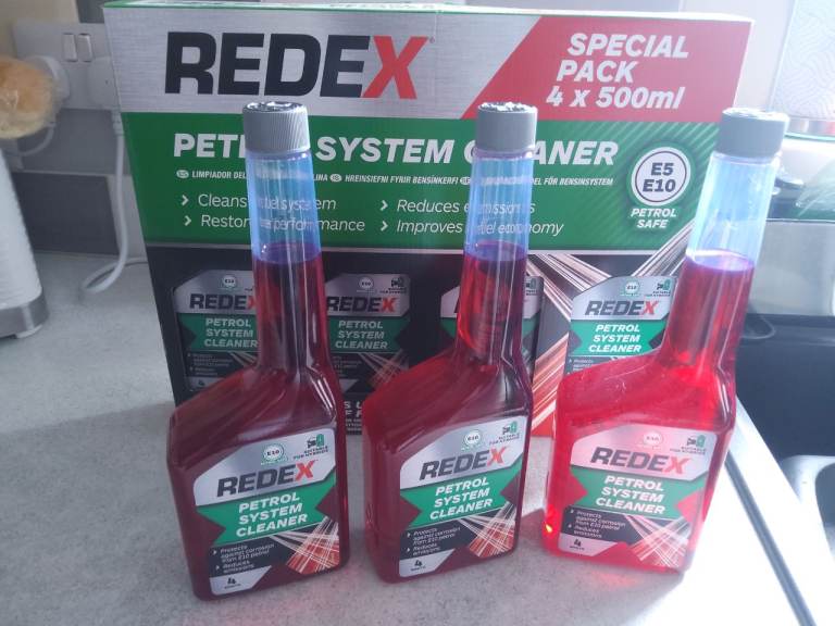 Redex x7 bottles new petrol engine 