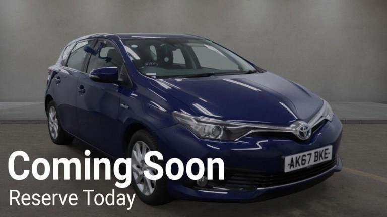 2018 Toyota Auris 1.8 Hybrid Icon Tech TSS 5dr CVT HATCHBACK PETROL/ELECTRIC Automatic