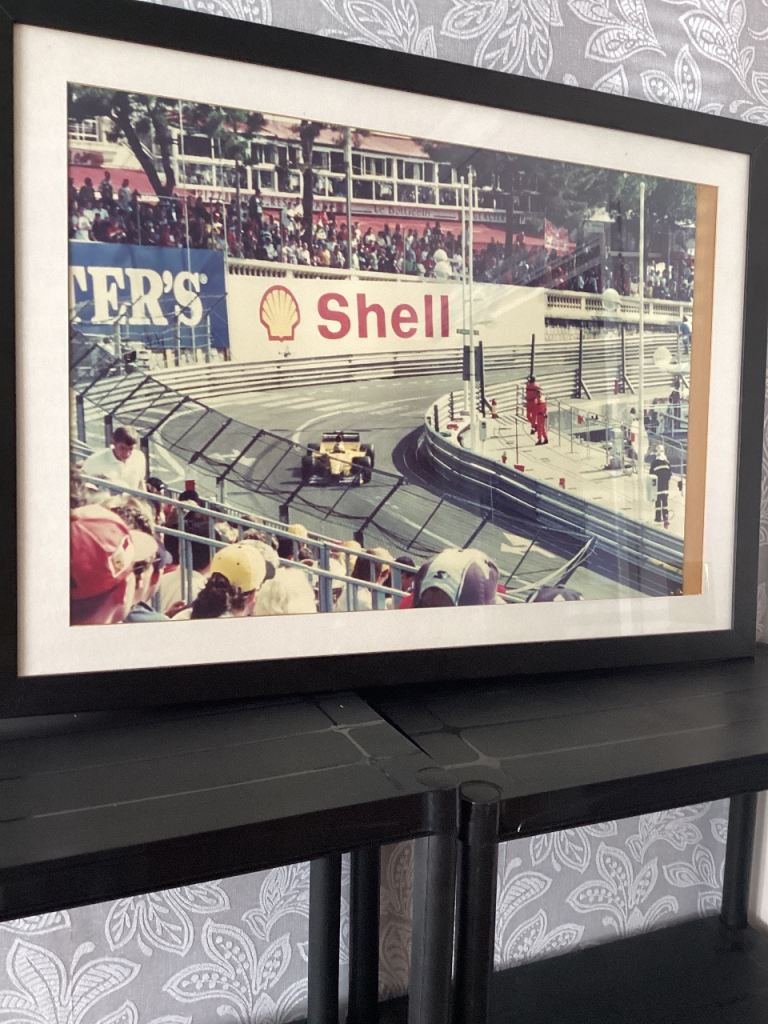 Framed F1 Racing Print - Monaco Grand Prix Scene