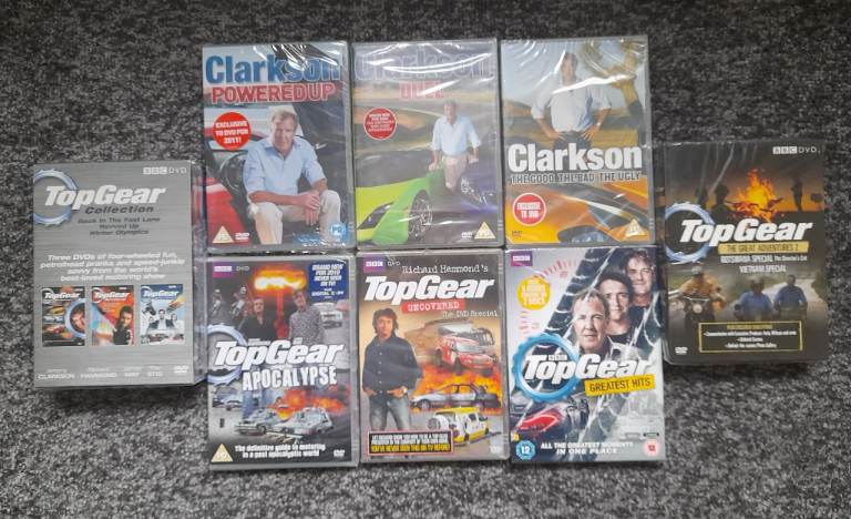11 Top Gear & Clarkson DVD Bundle New 