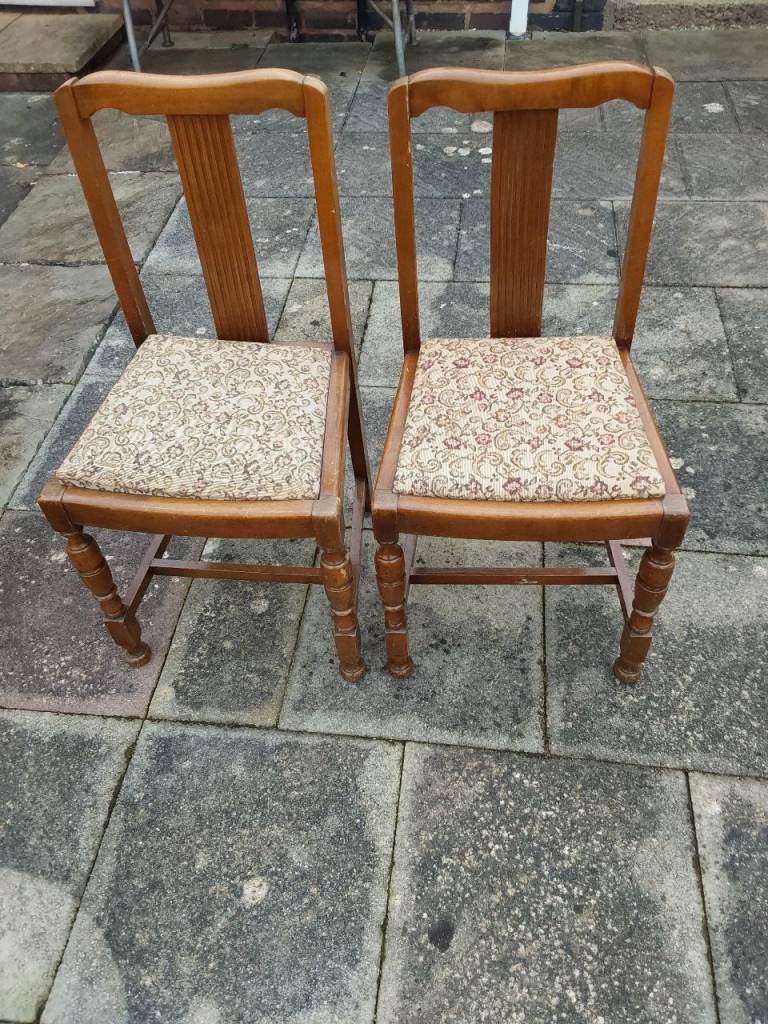 Old dining chairs 