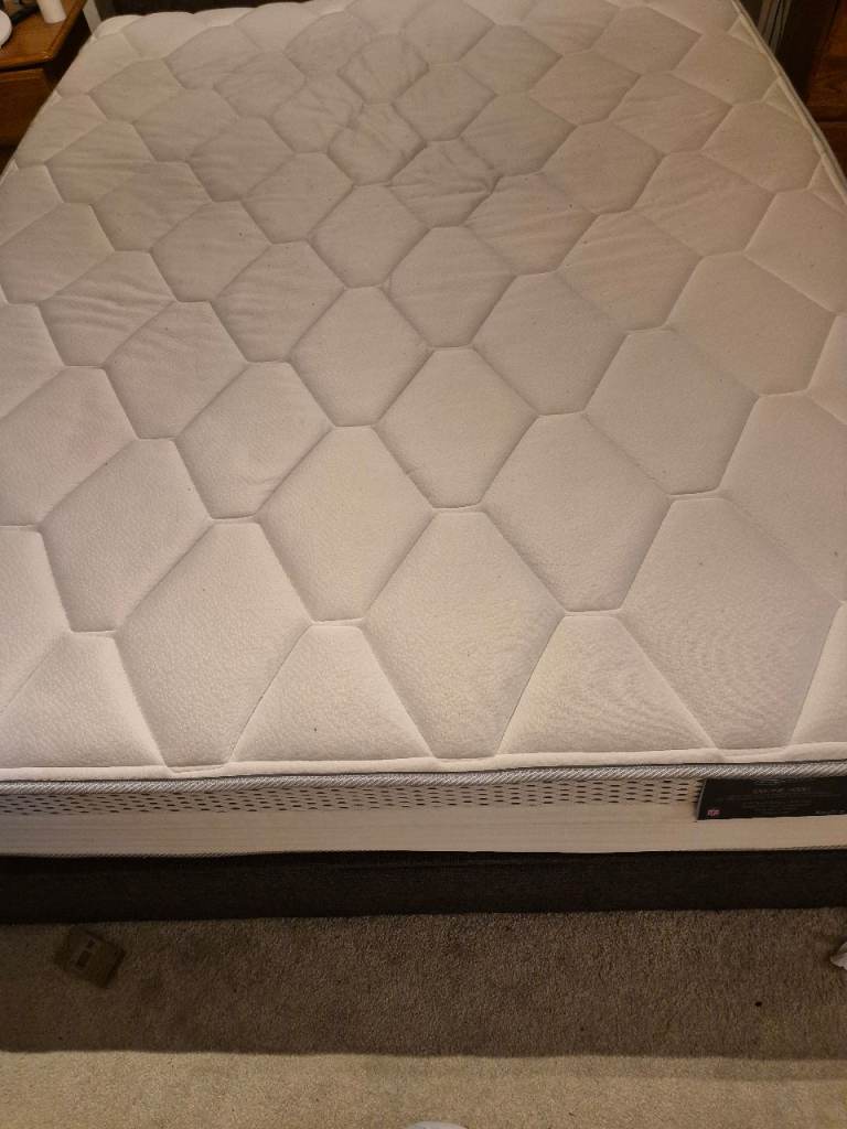 King mattress only been in spare room slept on a few times