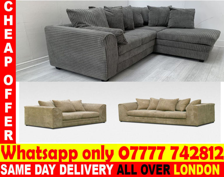 * L Shape sofa 3 seater and 2 seater *(QGK