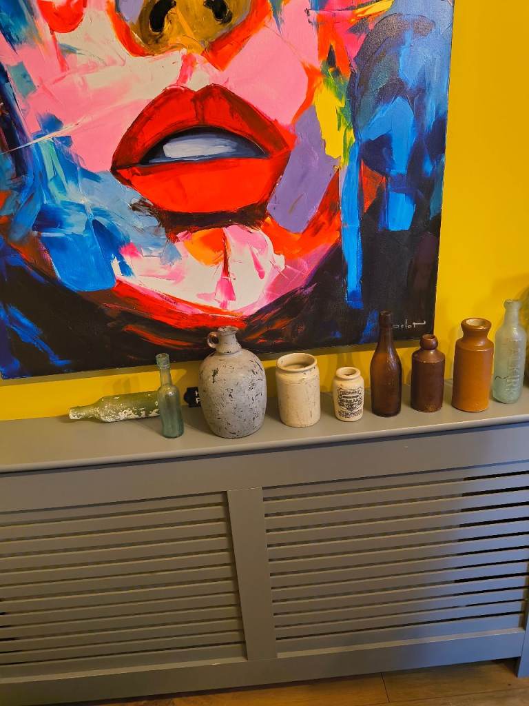 Collection of old bottles 