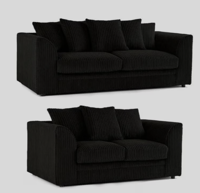 Black cord Sofa Bundle