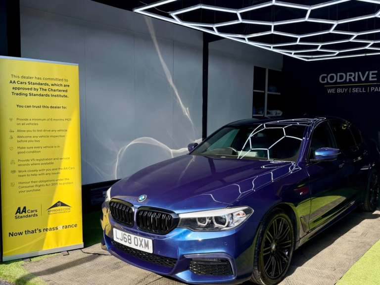 2018 BMW 5 Series 2.0 518d M Sport Auto Euro 6 (s/s) 4dr SALOON Diesel Automatic