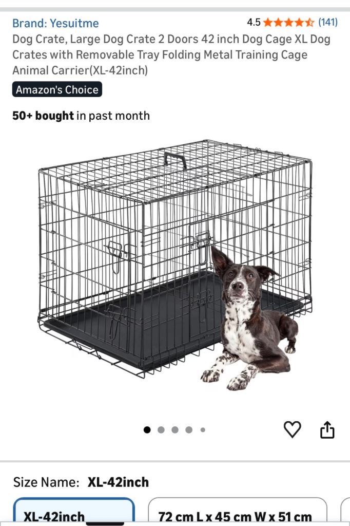 XXL dog crate 