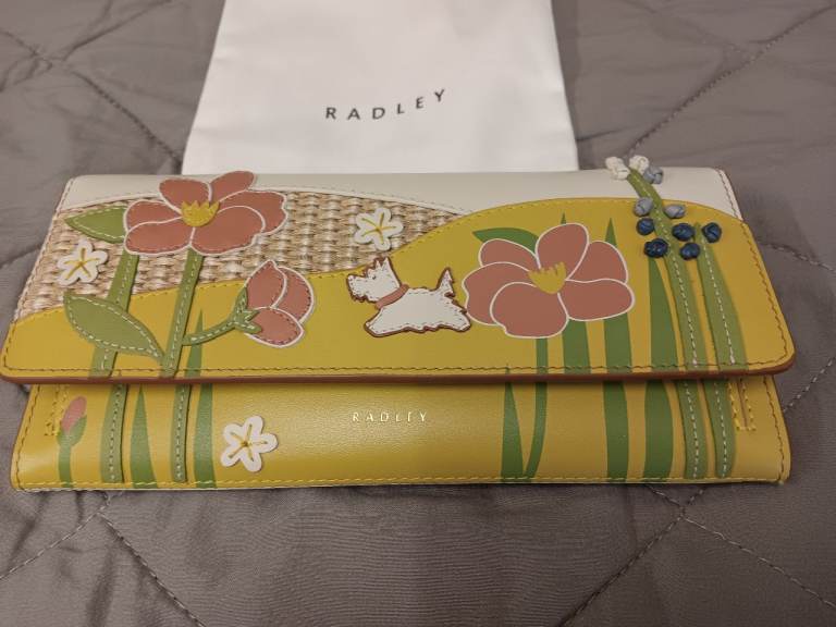 Radley Yellow Leather Wallet - New with Dust Bag