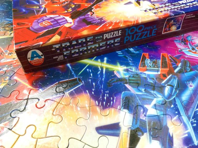 1986 G1 Transformers Vintage Jigsaw Puzzle 1980s 80s