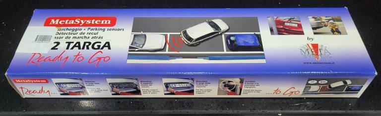 Numberplate parking sensors 