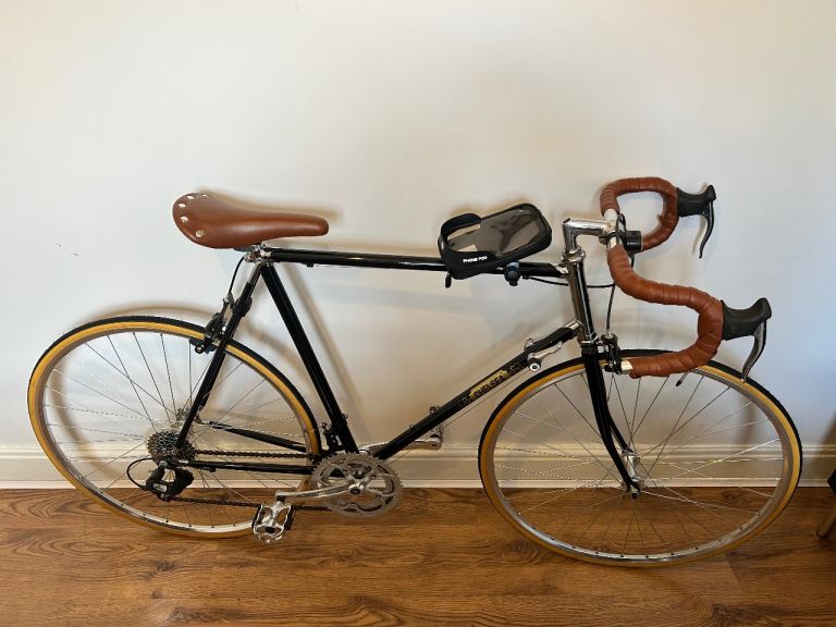 Vintage style Chelsea Road Bike – Classic Steel Frame, Leather Saddle & Bar Tape