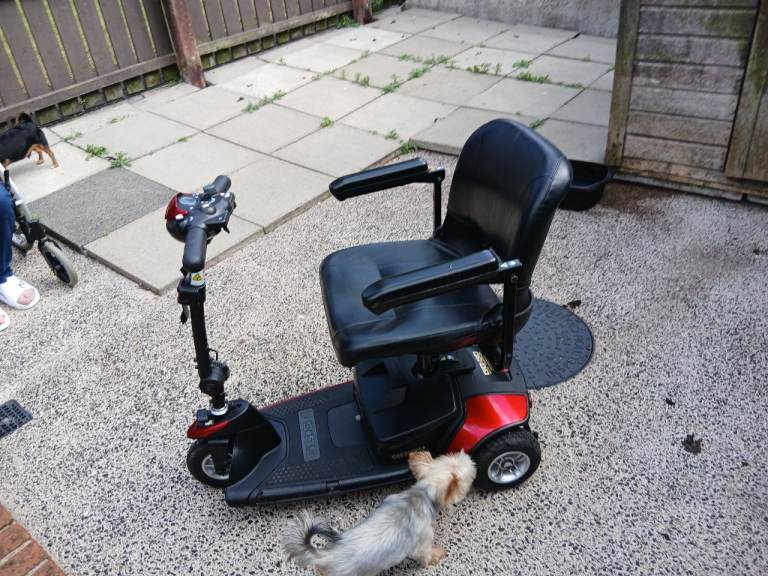 Red Mobility Scooter – Good Condition 3 wheel test drive welcomendition, Ready to Go