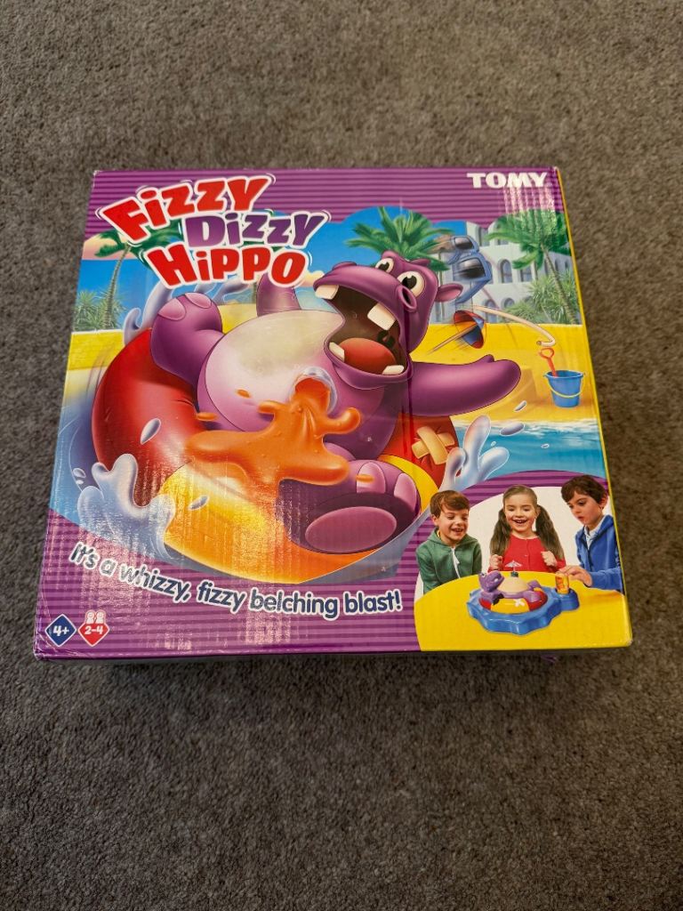 Tomy Fizzy Dizzy Hippo Game – Never Opened
