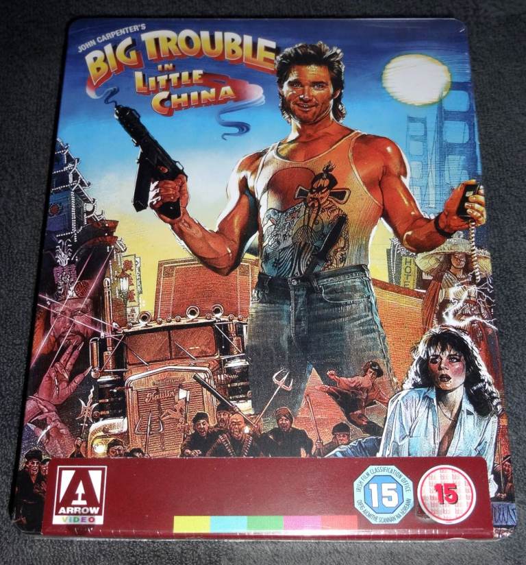 Big Trouble in Little China Steelbook Blu ray Arrow Video