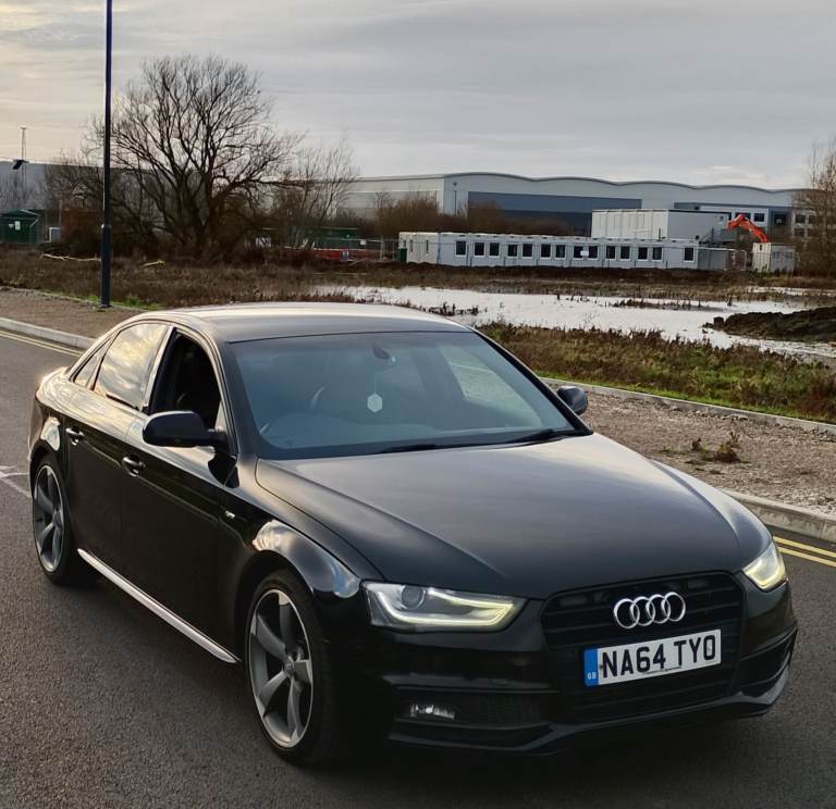 AUDI A4 S LINE BLACK EDITION 177BHP, LONG MOT, ROTORS, FLAT BOTTOM, CRUISE, £35 ANNUAL TAX 