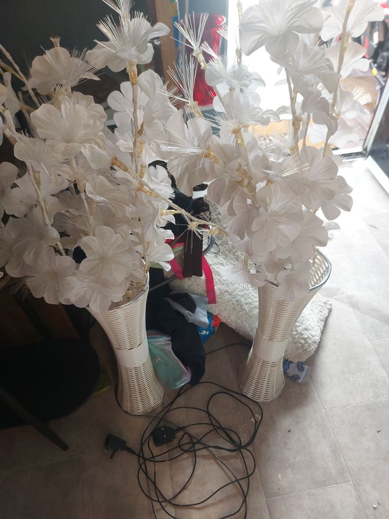 White Decorative Flower Lights